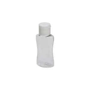 250ml PET Lotion Pump Curve Bottle Clear Plastic Nu Ware