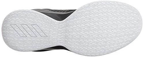 adidas Men's Pro Spark 2018 Basketball Shoe, Black/White/Grey, 13 M US