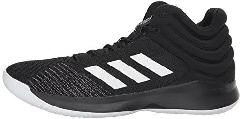 adidas Men's Pro Spark 2018 Basketball Shoe, Black/White/Grey, 13 M US