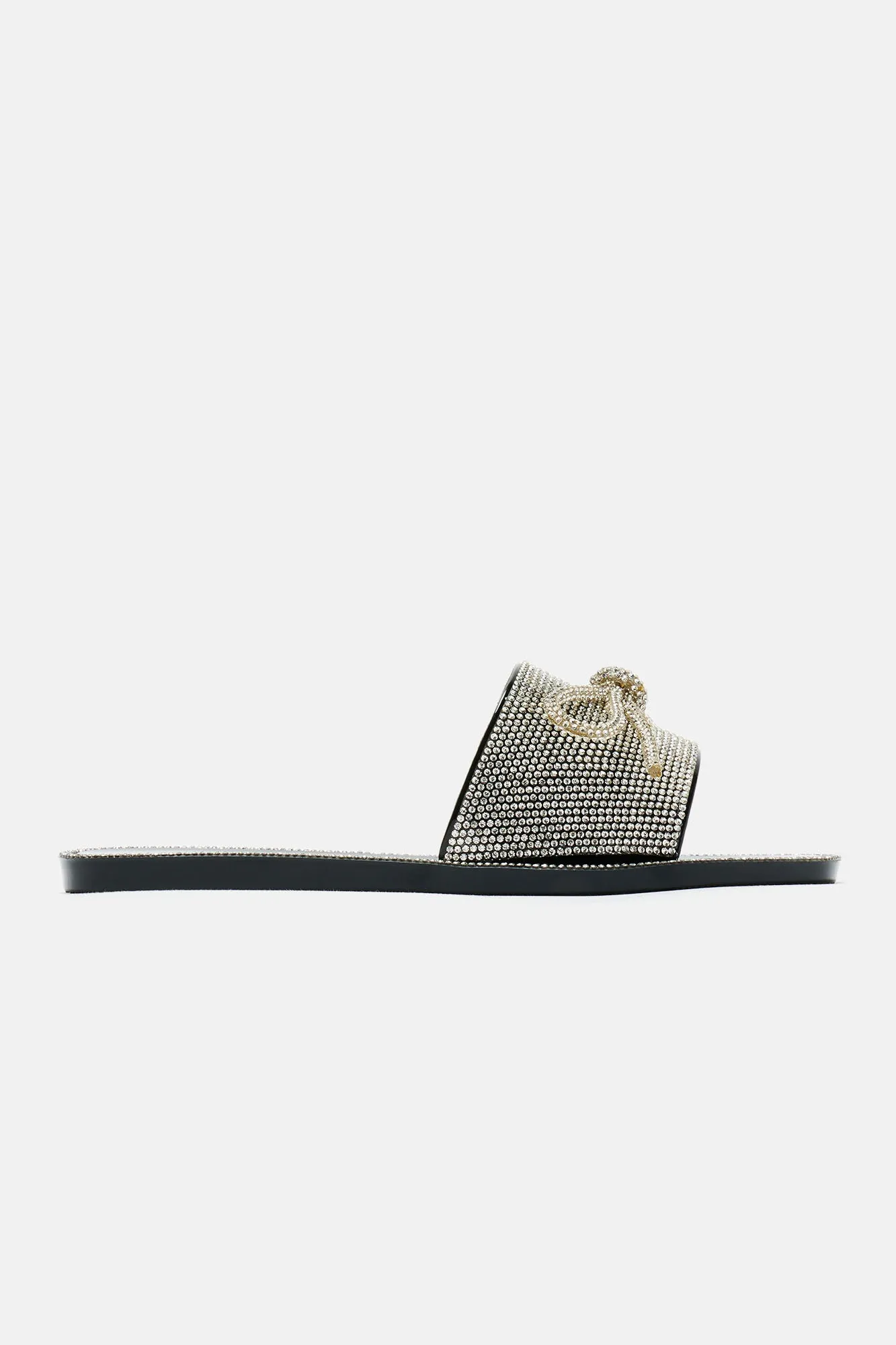 Always Sweet Embellished Sandals - Black