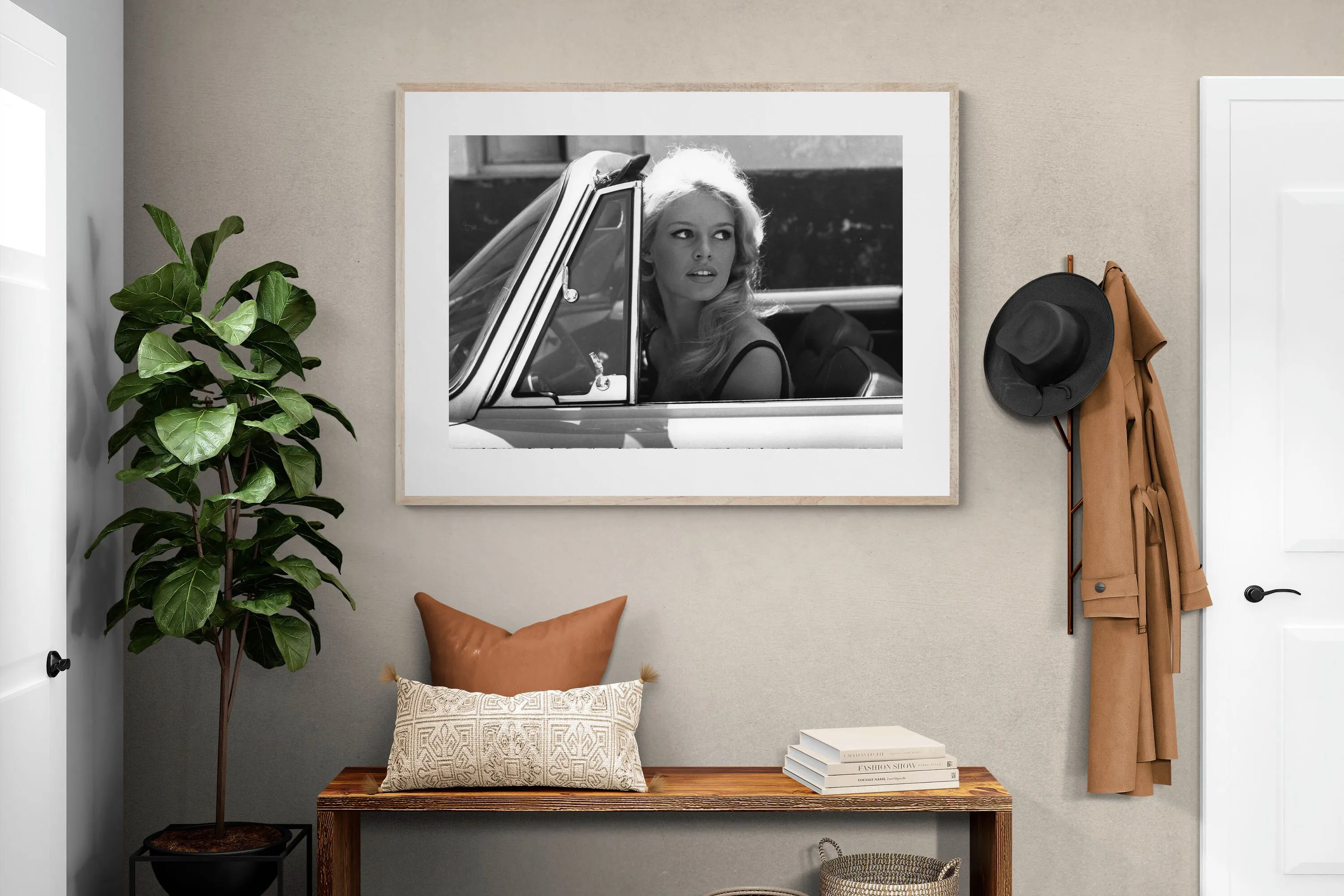 Brigitte Bardot Driving