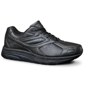 Cambrian Women's Ultra Leather Walking Shoes- Black