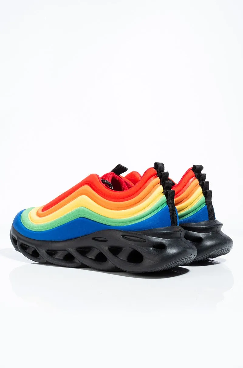 Cape Robbin Orlando Multi Running Shoes Aerated Spiral Casual Fashion Sneakers