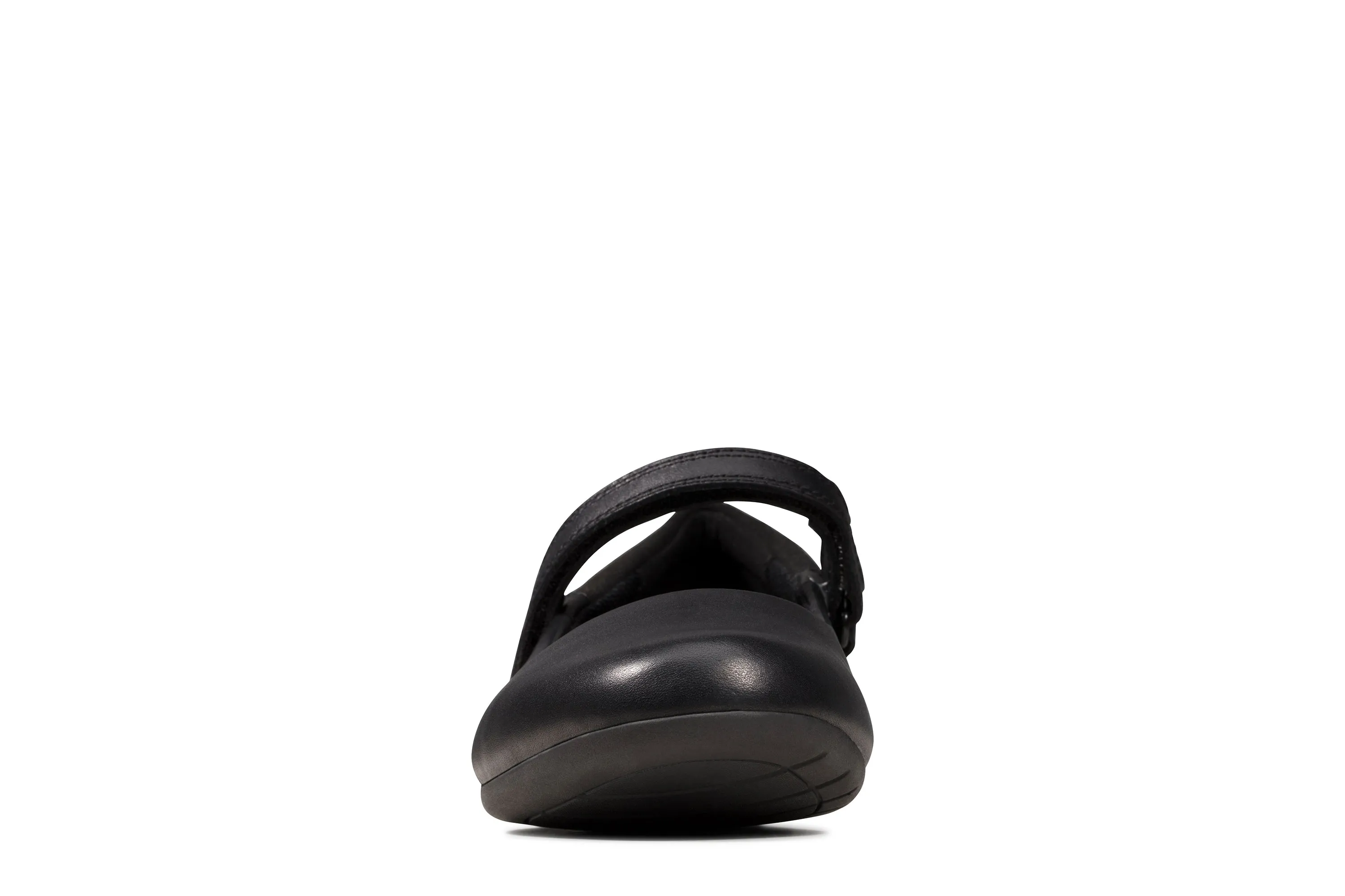 Clarks Scala Dawn Girls Black School Shoe