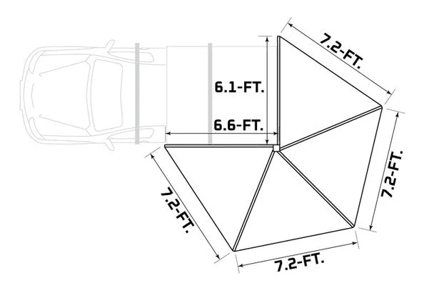 DeltaWing XT-71 | 270 Degree Awning