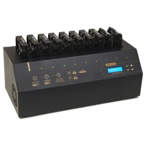 EZ Dupe 1 to 9 SATA Hard Drive Duplicator - HD Cyclone II 300 Open Platform HDD Cloner 18GB/Min (Daisy-chainable to 25 units)