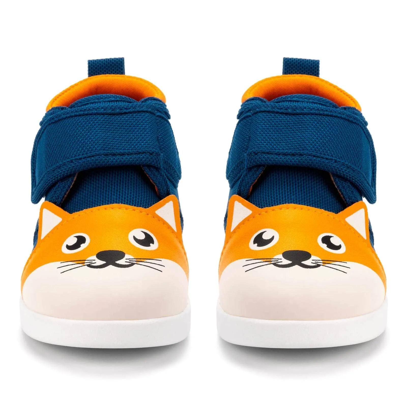 Fox Squeaky Toddler Shoes | Deep Blue