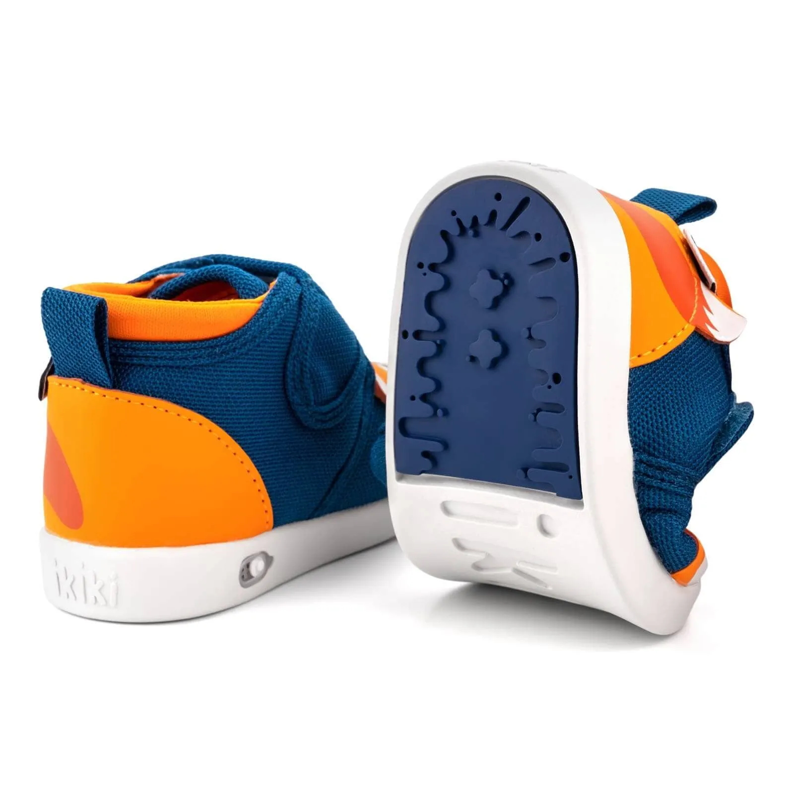 Fox Squeaky Toddler Shoes | Deep Blue