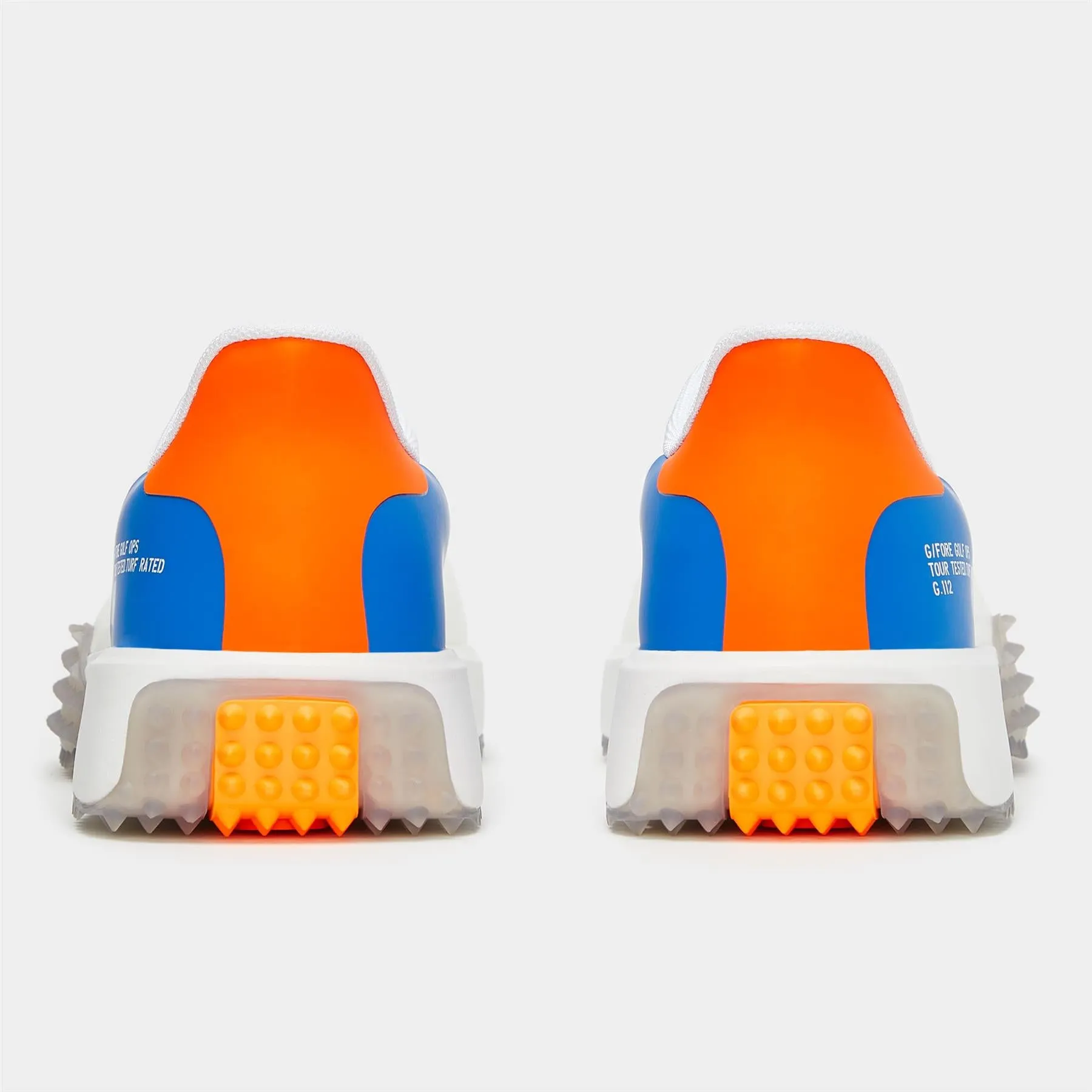 G.112 P.U. Leather Colour Block Golf Shoe Snow - SS24