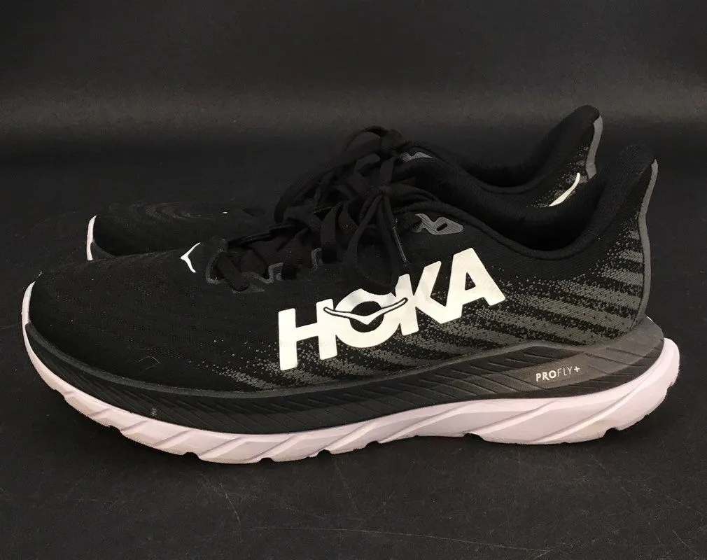Hoka One One Men's Mach 5 1127893 BCSTL Black Athletic Shoes - Size 8D
