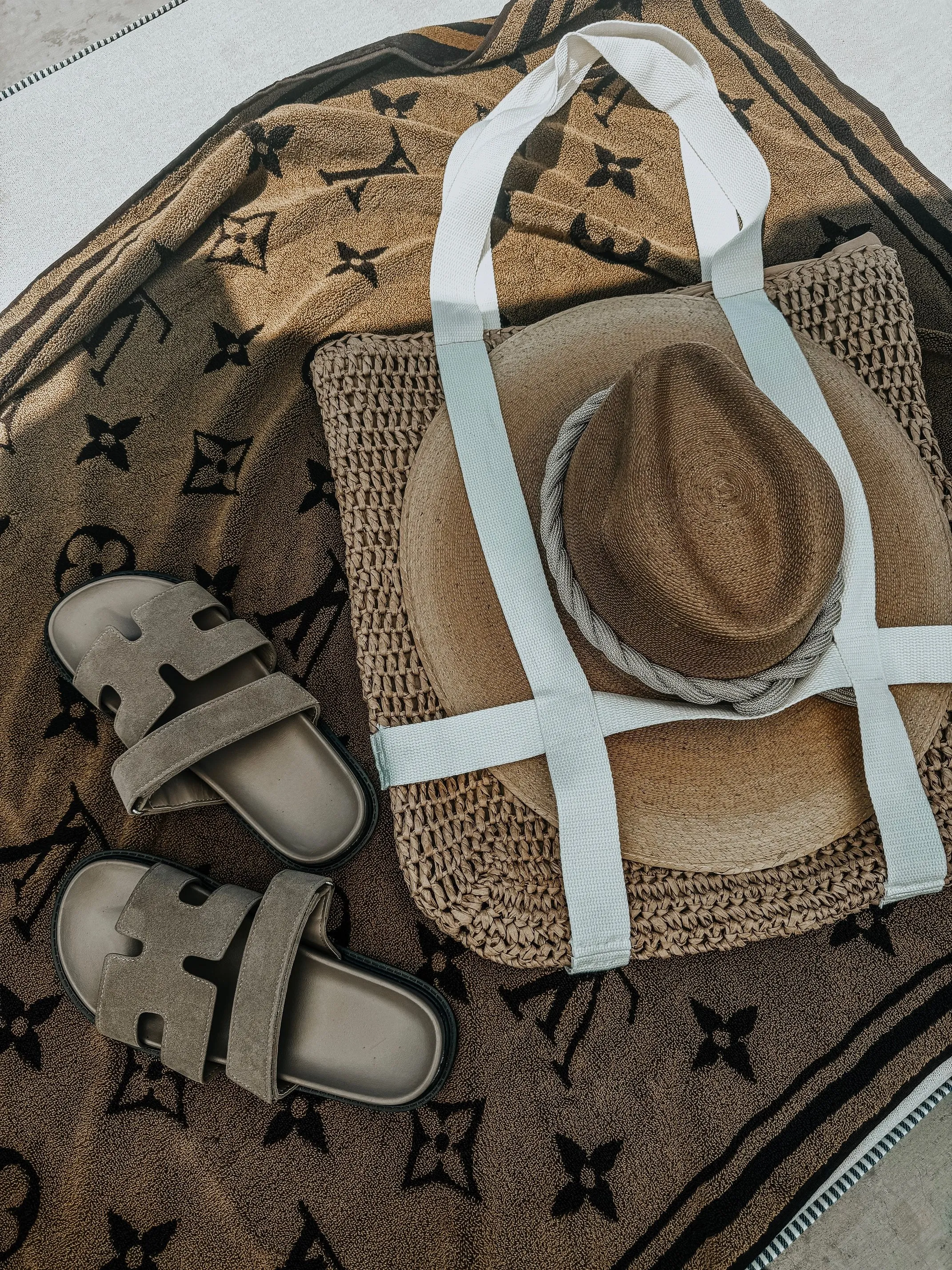 IN STOCK!! The Lowkey Famous Slide in Khaki