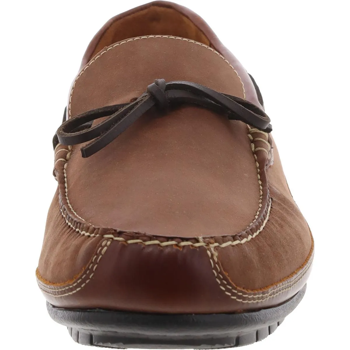 Johnston & Murphy Mens Cort Faux Leather Slip On Driving Moccasins