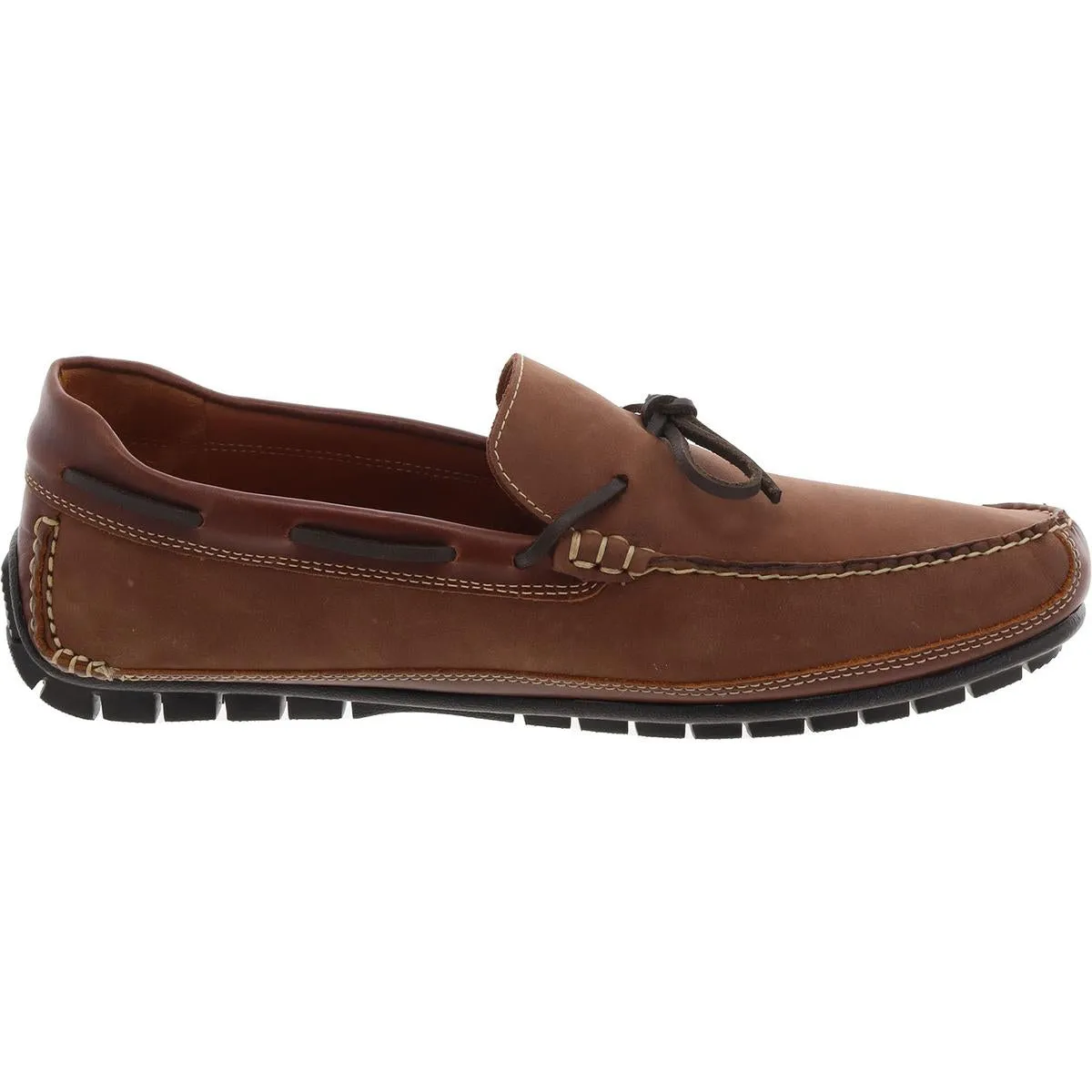 Johnston & Murphy Mens Cort Faux Leather Slip On Driving Moccasins