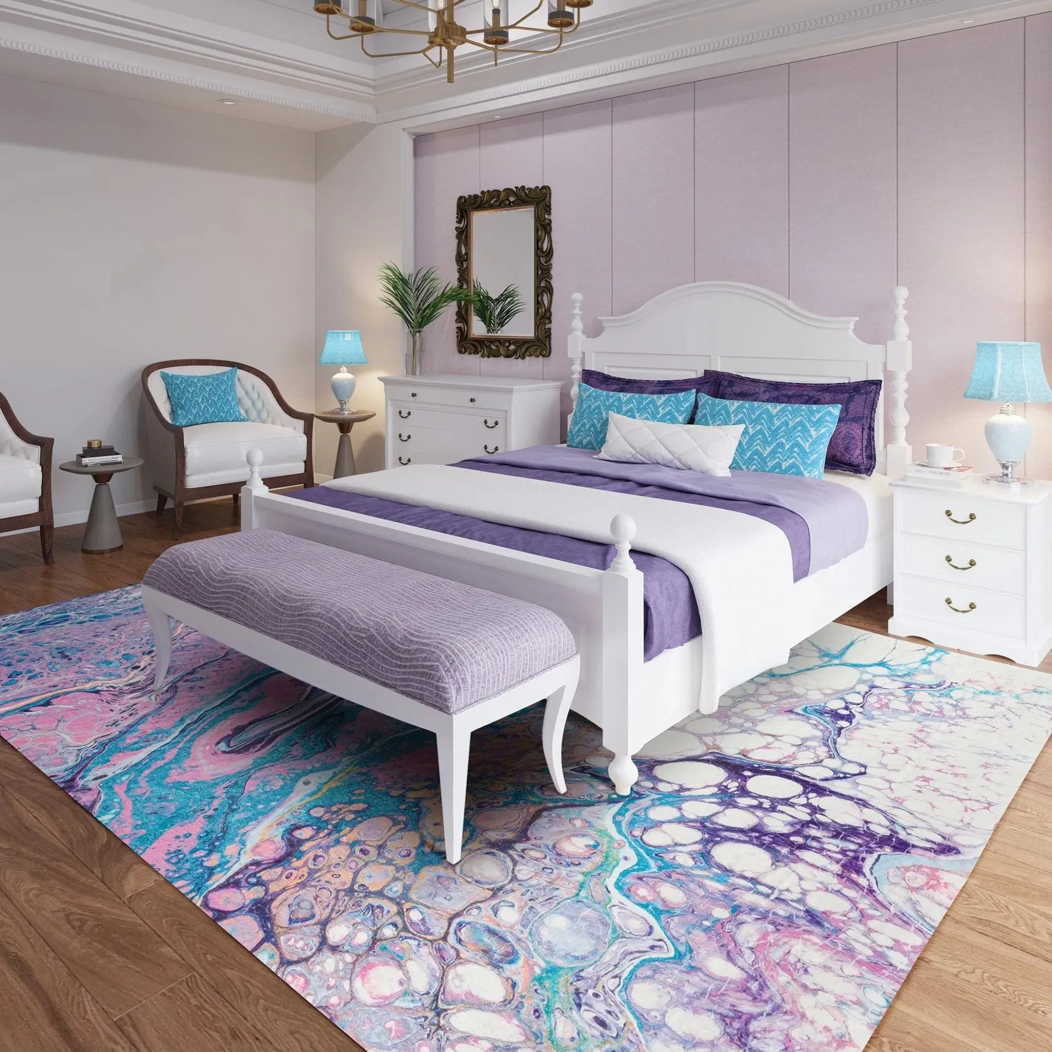 Kikiamo KK19 Lavender Rug