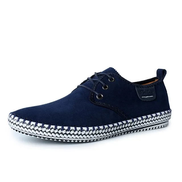 Men Sneakers Summer Shoes Plus Size  Fashion Lace-up Platform Sneakers Men Shoes Solid Casual Shoes Man zapatillas hombre