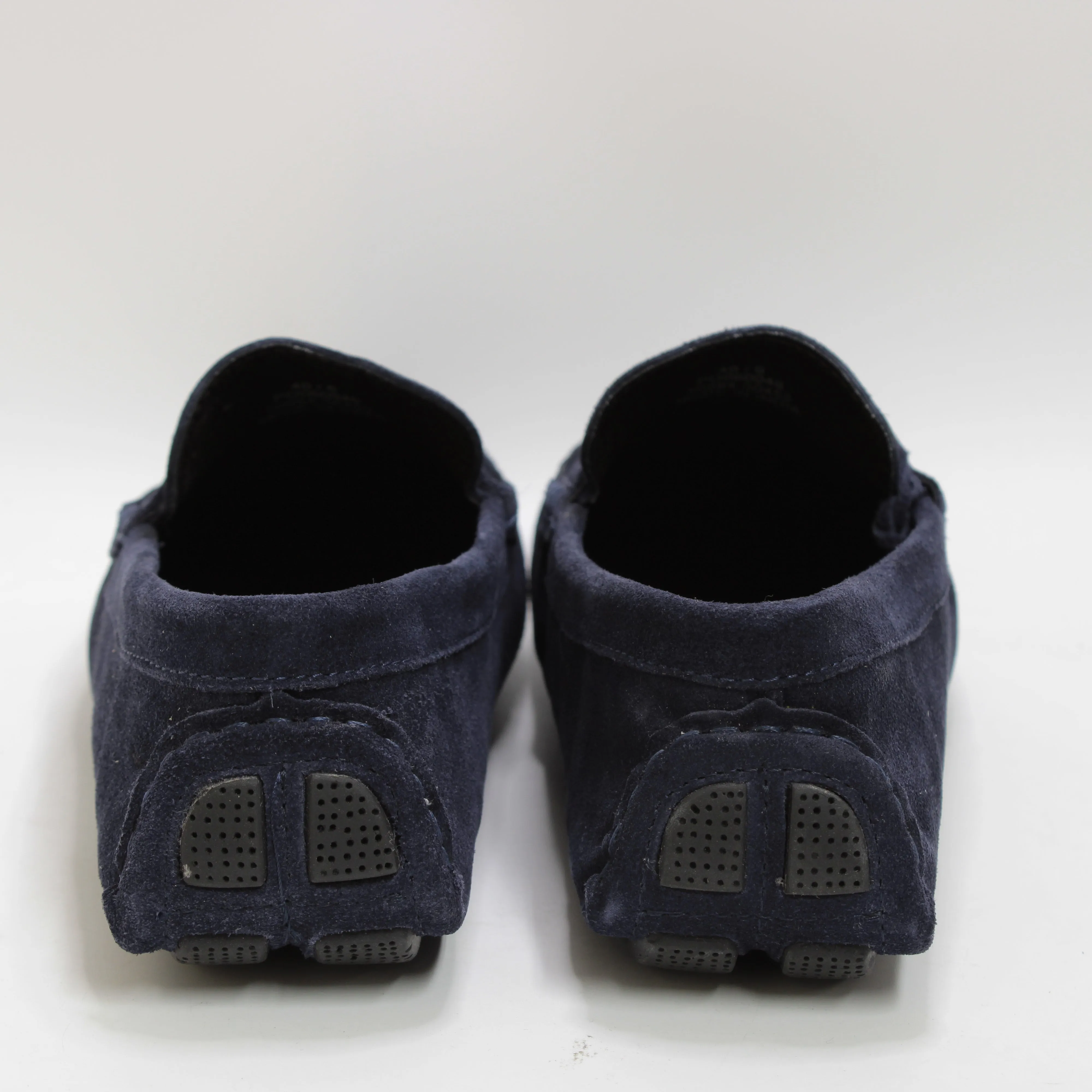 Mens Office Cliveden Driving Shoes Navy Suede
