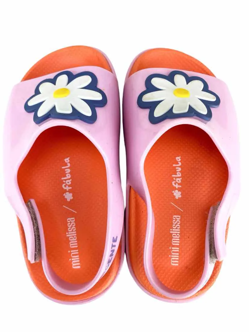 Mini Melissa Girls' Fabula Sling-Back Sandal Size 10 (approx. age 5)