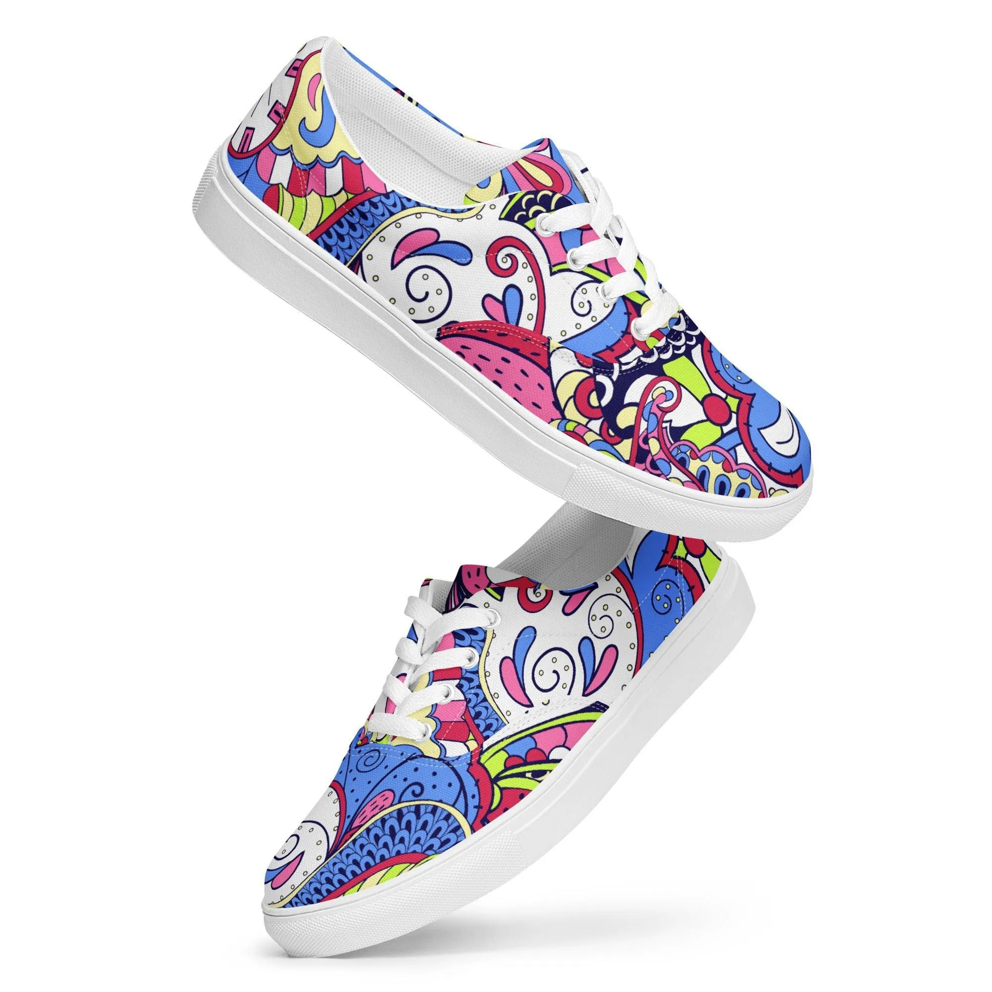 Sechia Lace-up Canvas Sneakers