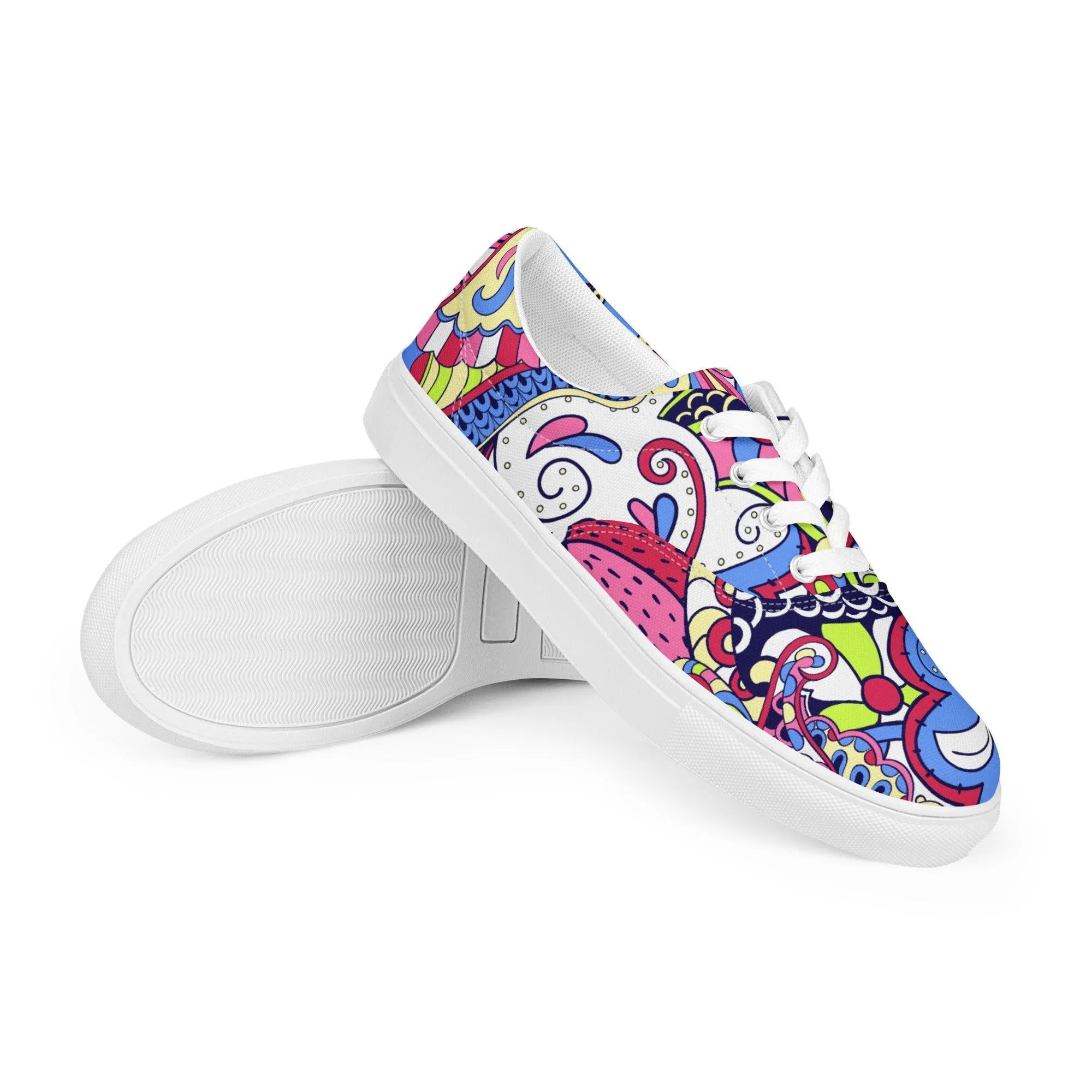 Sechia Lace-up Canvas Sneakers