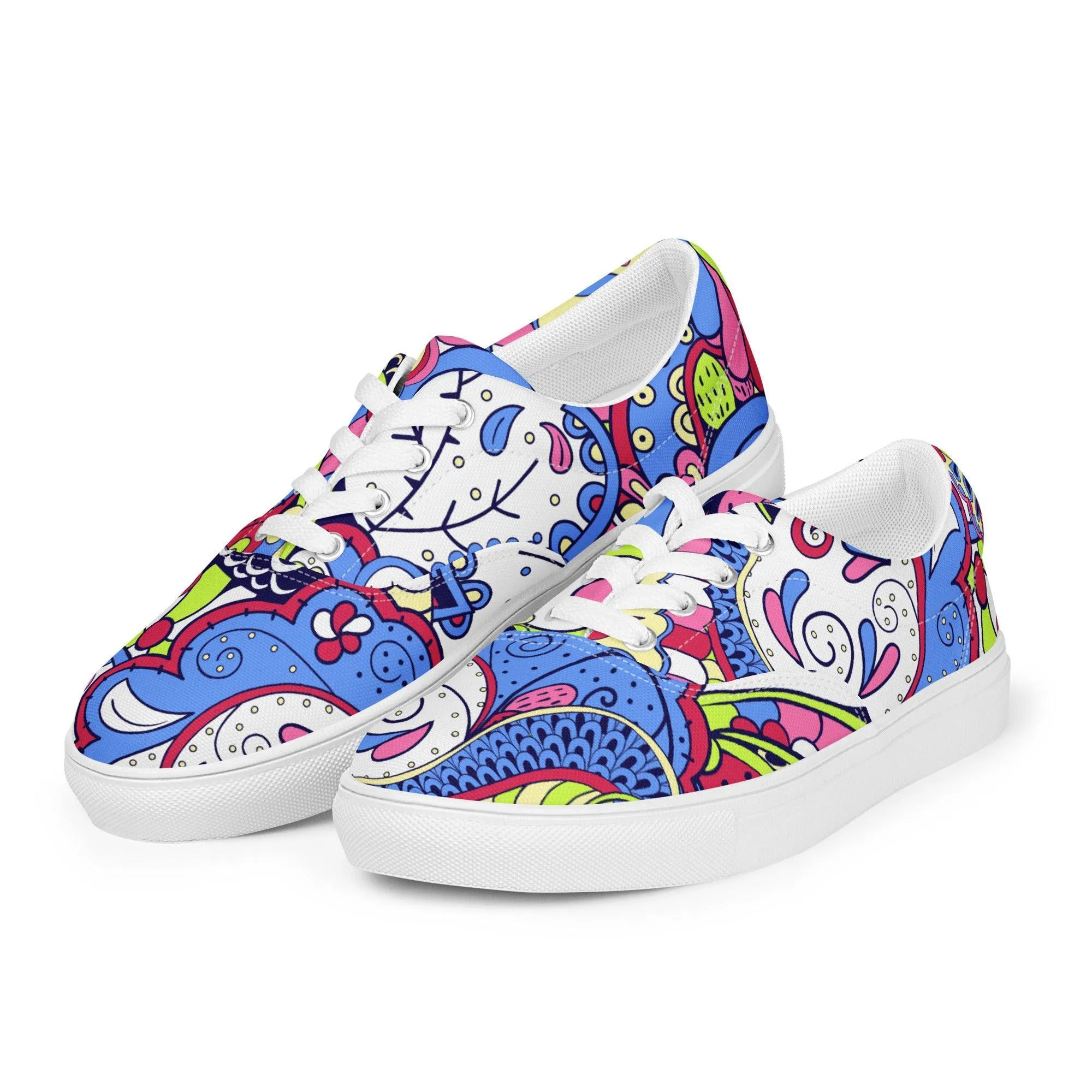 Sechia Lace-up Canvas Sneakers