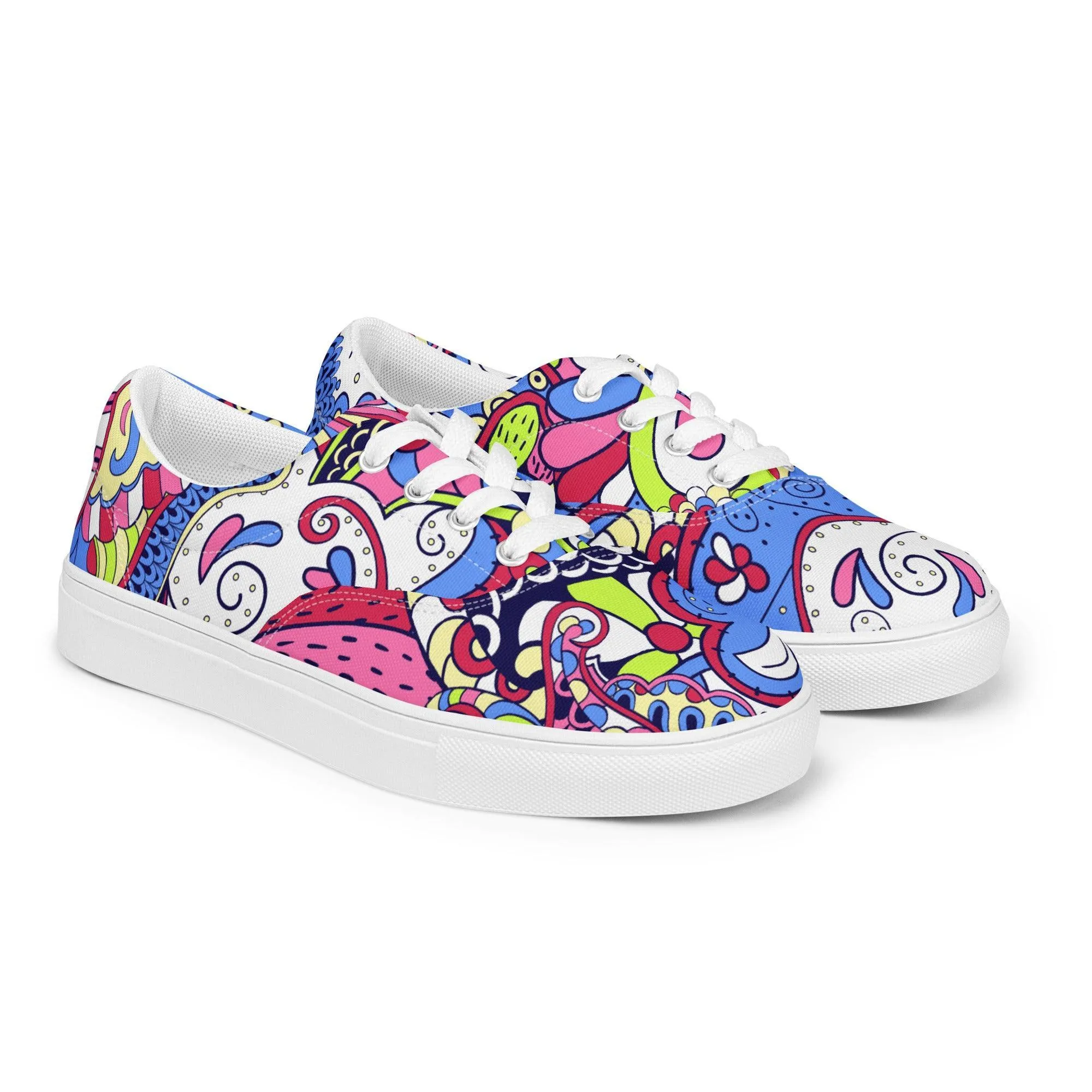 Sechia Lace-up Canvas Sneakers