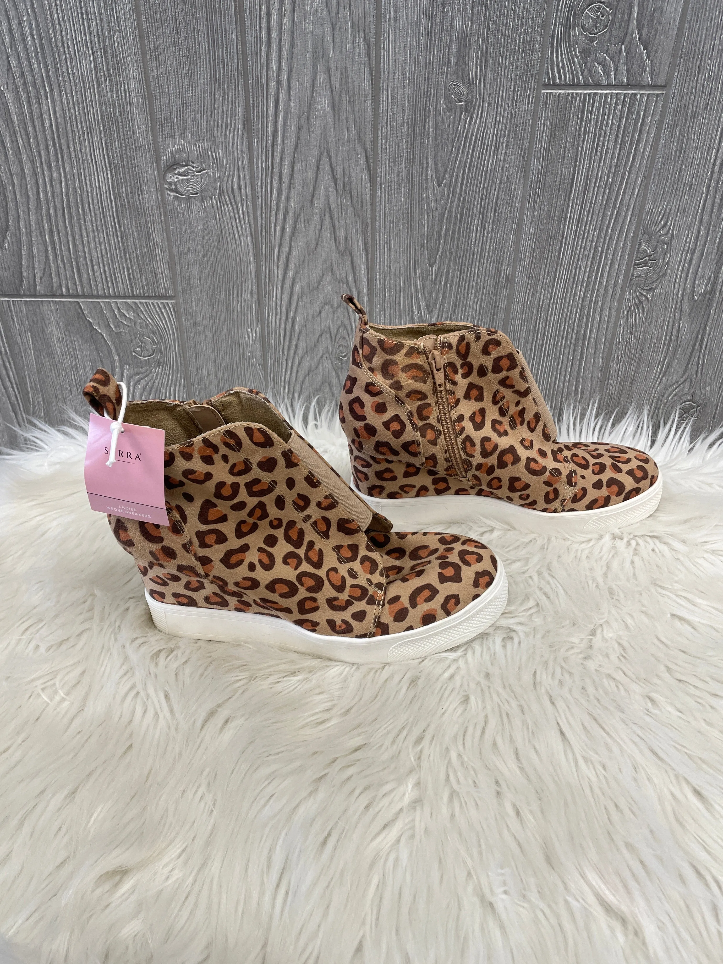 Shoes Sneakers Platform By Serra In Animal Print, Size: 9