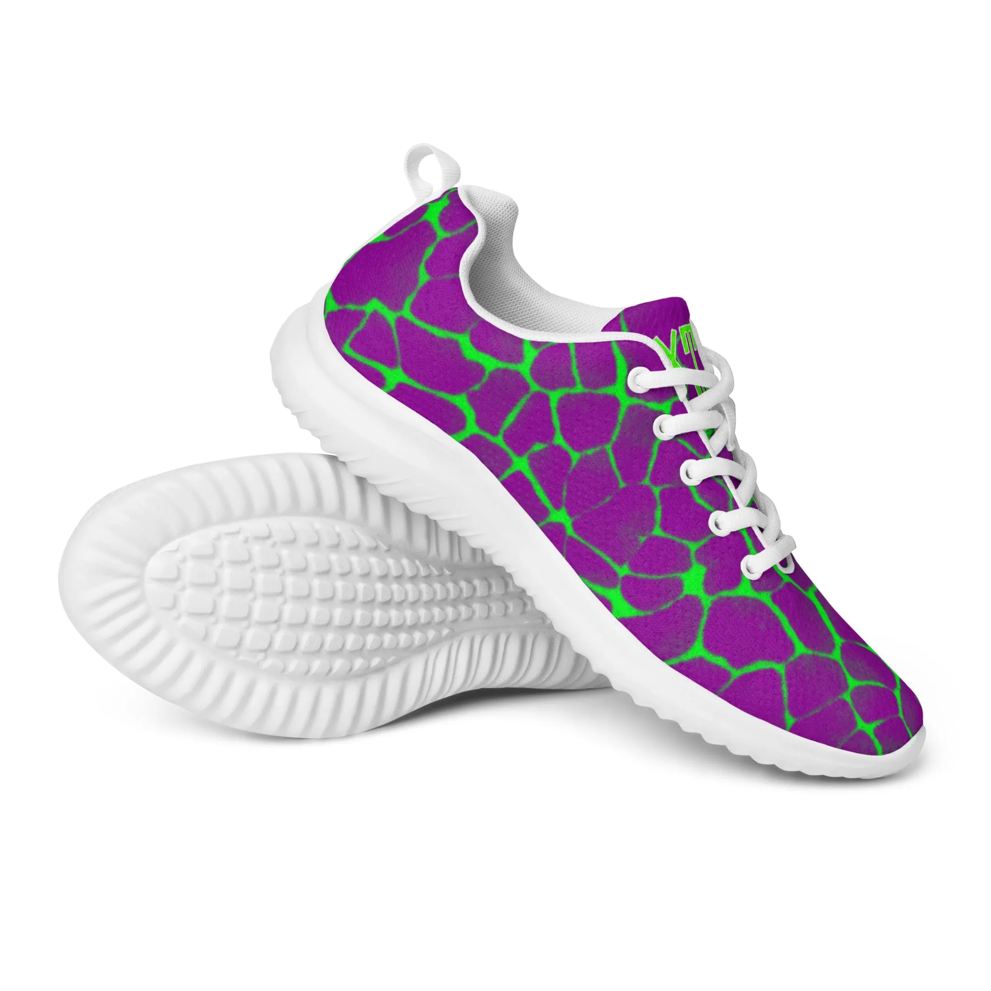 Sixty Eight 93 Lime Green & White Boa Purple Lime Men's Athletic Shoes