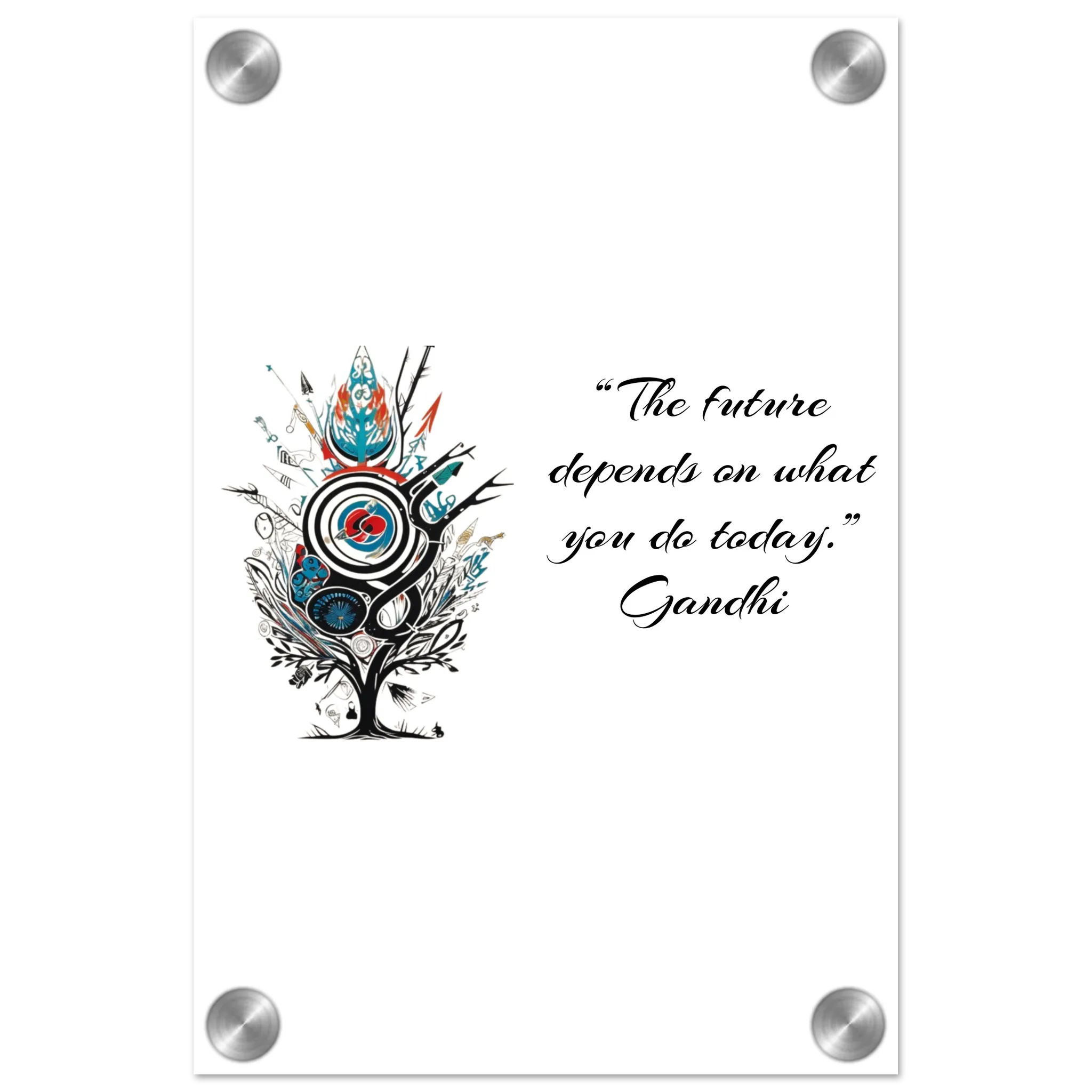 Trees of hope Acrylic Print