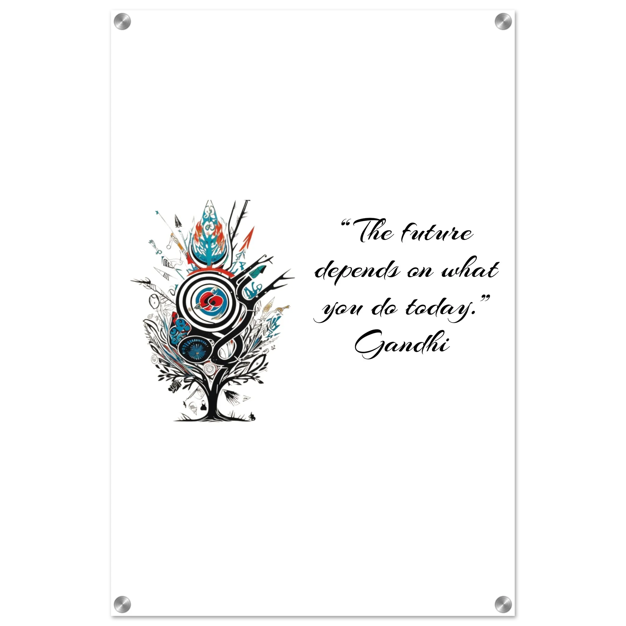 Trees of hope Acrylic Print