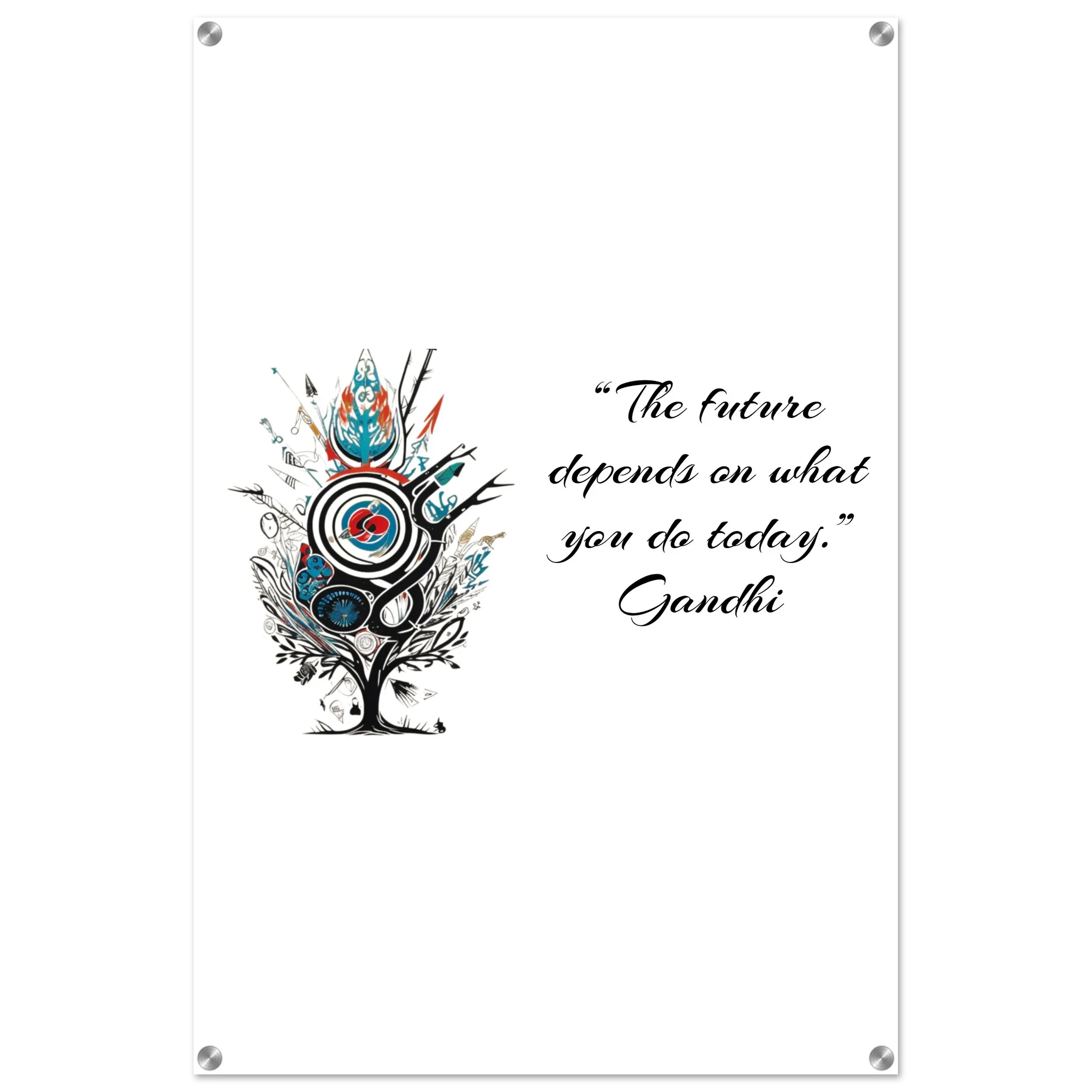 Trees of hope Acrylic Print