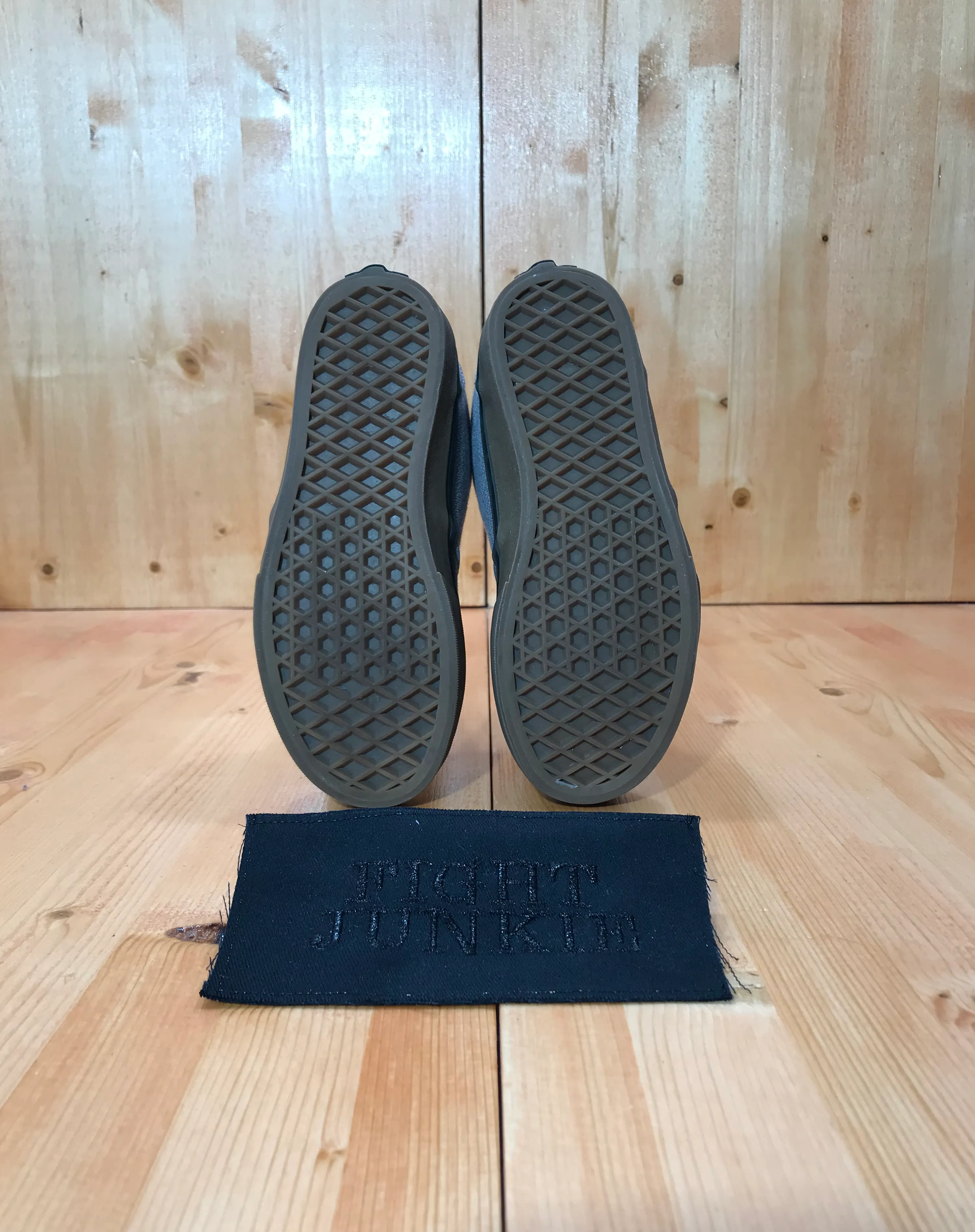 VANS ATWOOD Youth Size 1.5 Old Skool Canvas Shoes Sneakers Gray