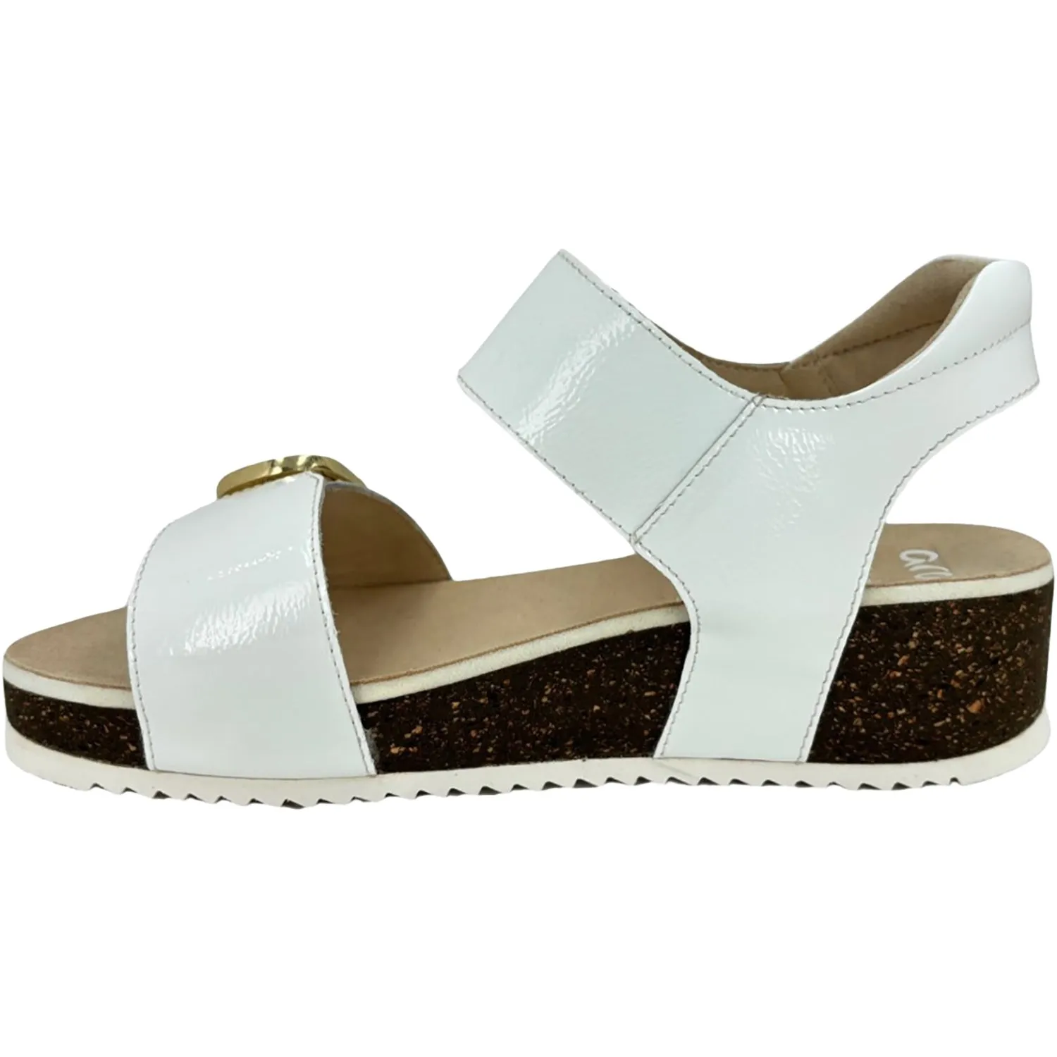 Women's Ara Shoes Nova White Patent Leather