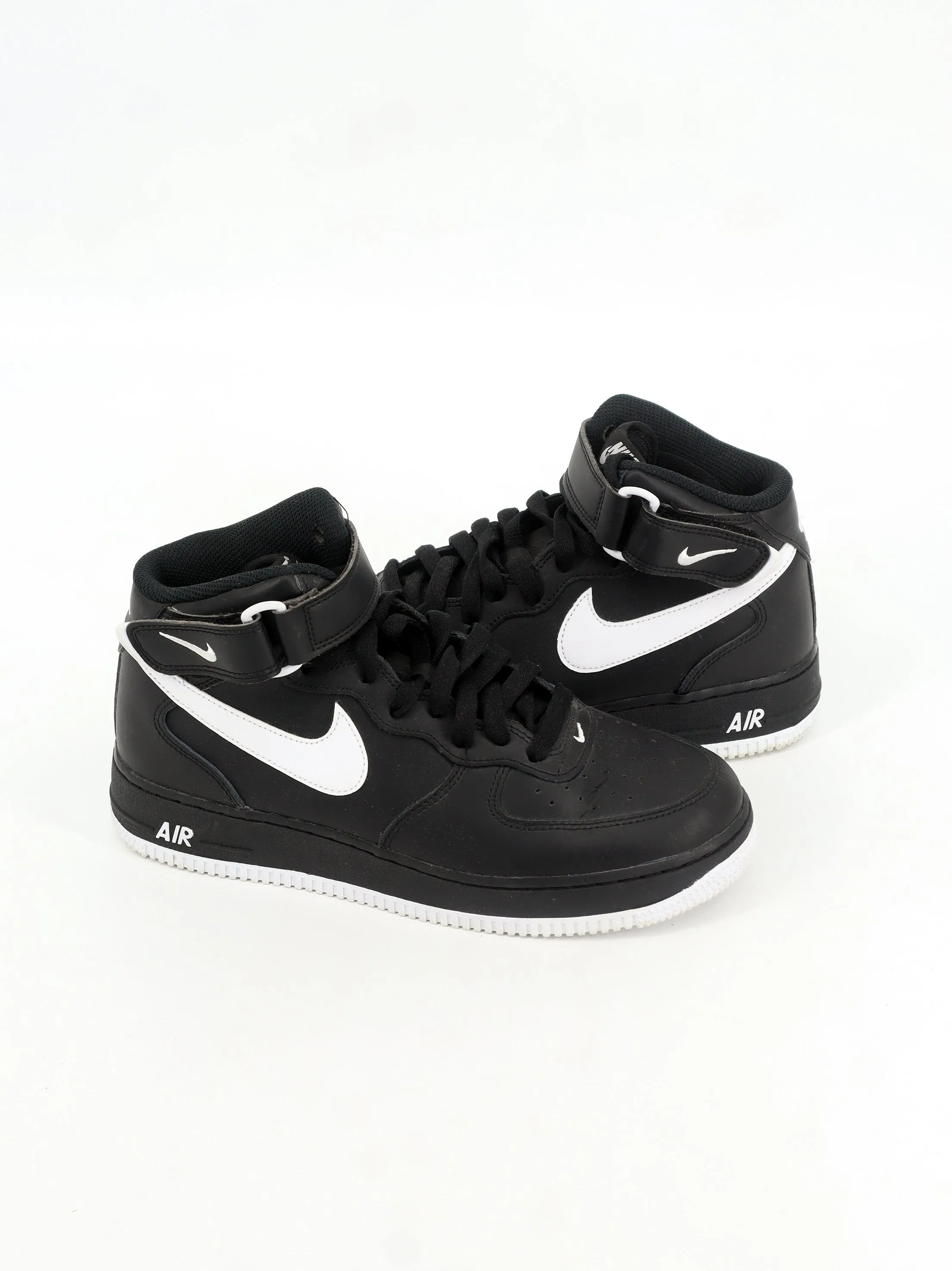 Women's Brand Logo Embroidered High Sneakers,Black